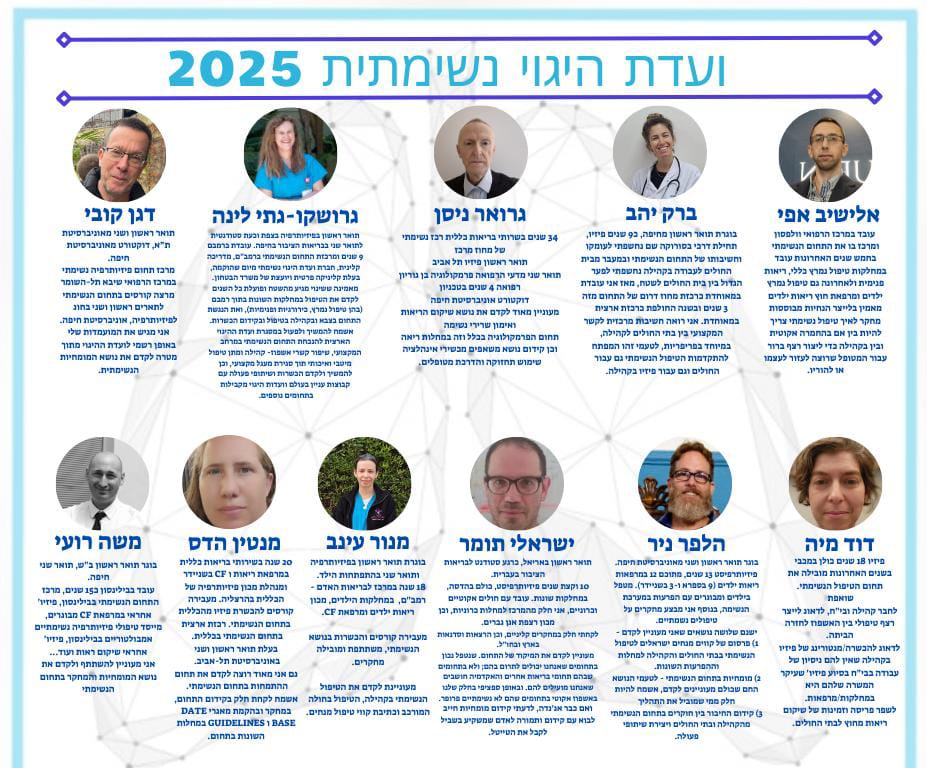 חברי וועדת היגוי נשימתית
